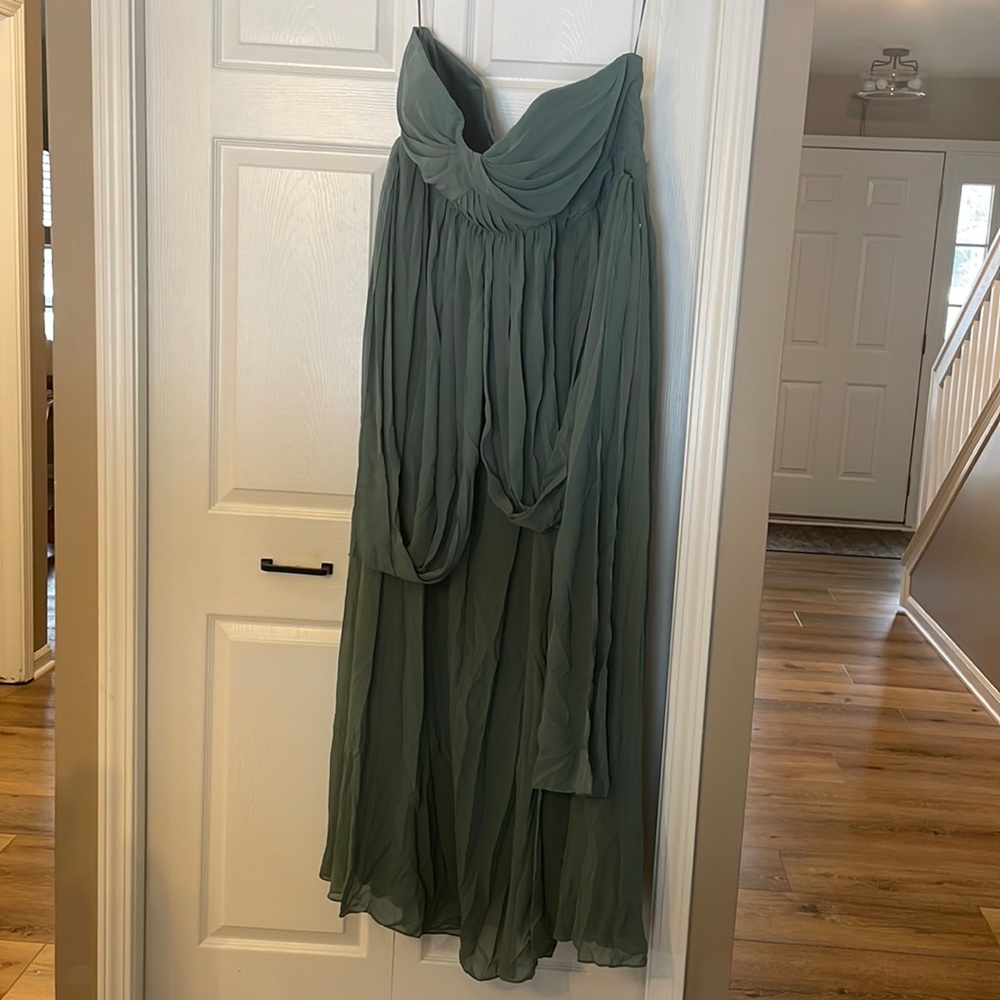 Birdy Grey bridesmaids dress in color sea glass